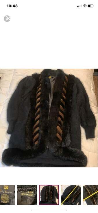 Angora Rabbit Coat - Picture 5 of 11